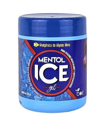 Mentol Ice Cold Gel 8 oz Pain Relief Gel for Muscles & Joints Fast-Acting Analgesic for Arthritis Back Pain Cramps Sprains & Headaches Non-Greasy & Quick Absorption