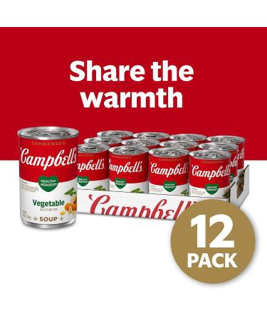 Campbell's Condensed Healthy Request Vegetable Soup 10.5 oz. Can - Pack of 12 | Healthy Request 10.5 Ounce (Pack of 12) - Buy Online on GoSupps.com