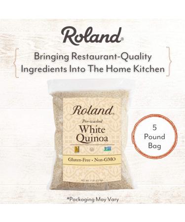 Roland Foods White Quinoa 5 lb - Pre-washed Specialty Imported Food - Buy Online on GoSupps.com