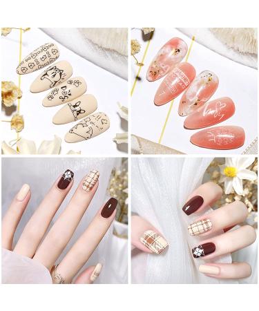 2-Piece Clear Silicone Nail Stamper Set with Scraper - Transparent Jelly Nails Art Template Tools for DIY Nail Designs - Buy Online on GoSupps.com