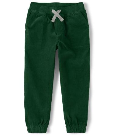 Gymboree Boys' and Toddler Pull on Jogger Pants 7 Forest Green