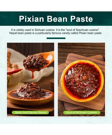 Sichuan Pixian Doubanjiang Chili Paste with Red Chili Oil - 1 LB (2 Packs) by Soeos - Buy Online on GoSupps.com