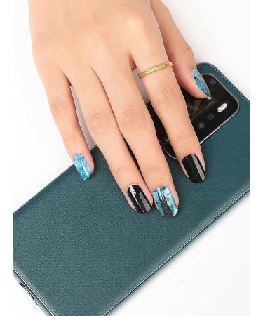 Van Gogh's Starry Night Gel Nail Stickers | Full Wrap Nail Polish Strips | Bright & Waterproof Adhesive Gel | Birthday Gift - Buy Online on GoSupps.com