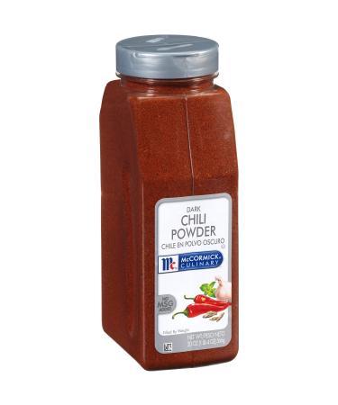 McCormick Culinary Dark Chili Powder, 20 oz - One 20 Ounce Container or Dark Chili Powder, Enhances Nachos, Tacos, Enchiladas and Dark Chocolate 1.25 Pound (Pack of 1) - Buy Online on GoSupps.com