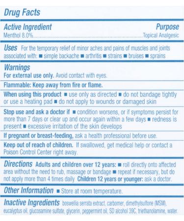 Stopain Extra Strength Pain Relief Roll-On 3oz (2 Pack) - Fast Acting Relief - Buy Online on GoSupps.com