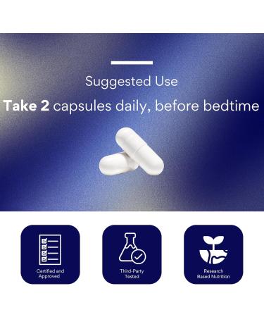 Research Verified Sleep Melatonin Chamomile Valerian L-Ornithine Vegan 60 Capsules - Pack of 3 60 Count (Pack of 3) - Buy Online on GoSupps.com