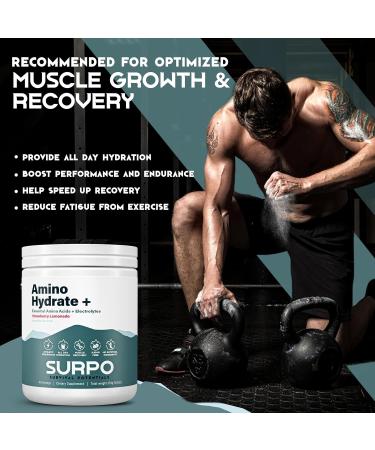 Essential Amino Acids & Sugar Free Electrolytes Powder | Keto EAA + BCAA Energy Drink for Muscle Recovery | 30 Servings - Buy Online on GoSupps.com