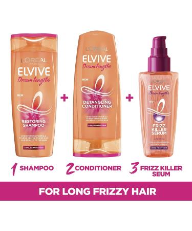 L'Or al Paris Elvive Dream Lengths Frizz Serum White 100 ml (Pack of 1) - Buy Online on GoSupps.com