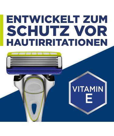 Buy Wilkinson Sword Hydro 5 Sensitive Razor for Men | Moisturizing Gel & Foldable Trimmer | Includes 1 Blade - International Shipping - Buy Online on GoSupps.com