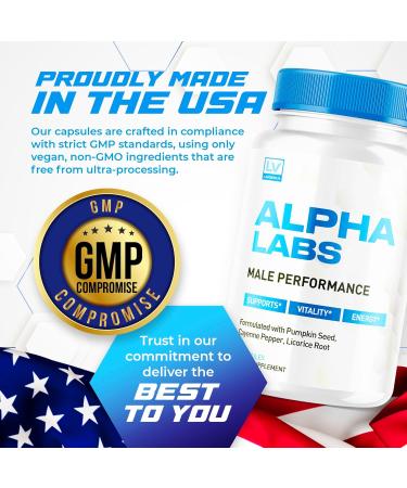 Buy Alpha Labs Capsules (2 Pack) - Max Performance & Advanced Formula | 120 Capsules for 2 Months - International Shipping Available - Buy Online on GoSupps.com