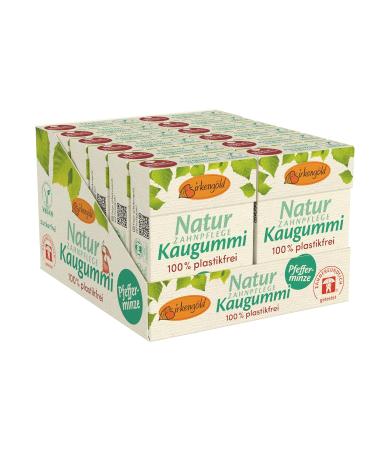 BIRKENGOLD Nature Disch Calition Chumpory - Peppermint Plastic-Free Sugar-Free 12x28g - Certified Natural Cosmetics - Buy Now! - Buy Online on GoSupps.com