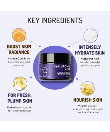 Eve Hansen Day & Night Radiance Bundle Vitamin C & Hyaluronic Acid Creams Hydrating Anti-Aging Moisturizers for Face & Neck Non-Greasy & Suitable for All Skin Types - Buy Online on GoSupps.com