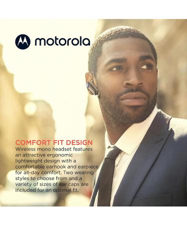 Motorola HK500+ Wireless Bluetooth Earpiece: Clear Phone Calls, Sweat Resistant, Noise Cancelling Mic, Smart Touch Control - Buy Online on GoSupps.com