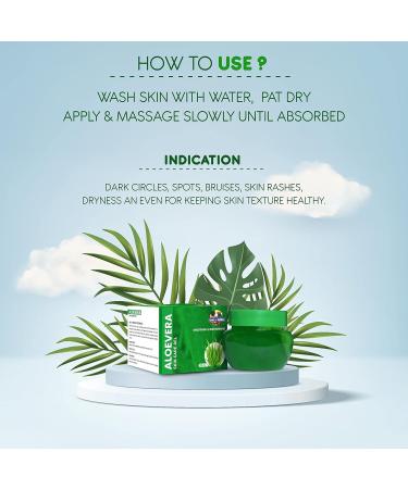 Aloe Vera Skin Gel | Soothing & Hydrating | International Shipping Available - Buy Online on GoSupps.com