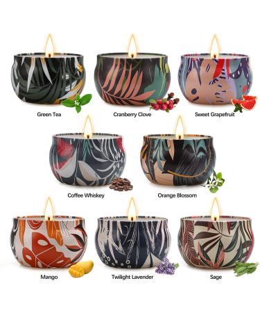 Candles Gifts for Women: Aromatherapy Set for Birthday, Home & Travel - 8 Pack of Small Bulk Soy Candles for Relaxation - Buy Online on GoSupps.com