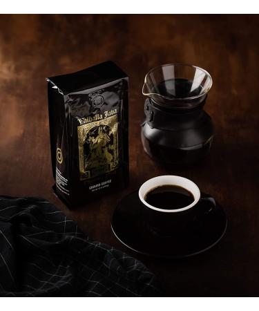 Valhalla Java Dark Roast Grounds 12 Oz | Strongest Bold Organic Ground Coffee Blend for Morning Boost - 12 Ounce (Pack of 1) - Buy Online on GoSupps.com