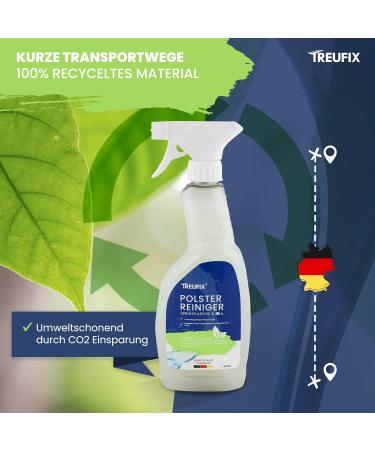 Treufix Upholstered Cleaner | Eco-Friendly 500ml for Car Seats Sofas & Couches - Maximum Cleanliness | International Shipping Available - Buy Online on GoSupps.com