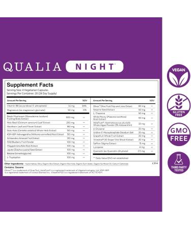 Qualia Mind & Qualia Night | Premium Nootropic Supplement for Mental Performance | Increase Focus | Deep Refreshing Sleep Support | (1 Week Supply) - Buy Online on GoSupps.com