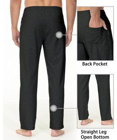HARTPOR Men's Joggers Sweatpants - Dark Grey, Medium | Athletic Yoga Pants with Pockets for Running and Casual Wear - Buy Online on GoSupps.com