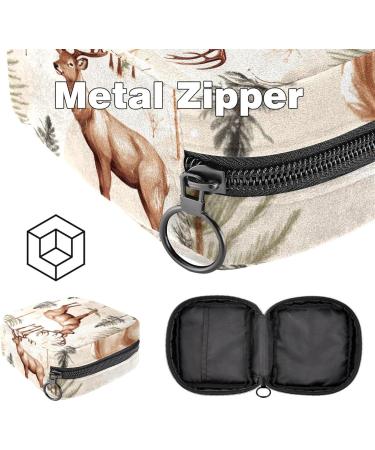 Buy MuooouM Christmas Waldelch Menstrual Pad Bag - Zippered Storage Pocket for Teen Girls & Women | Portable Menstrual Cup Pouch | 4.7x6.6 inches - International Shipping Available - Buy Online on GoSupps.com