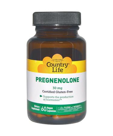 Country Life Pregnenolone 30 mg 60 Vegan Capsules