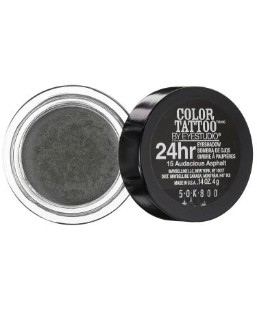 Maybelline ColorTattoo Metal 24HR Cream Gel Eyeshadow - Audacious Asphalt 0.14oz - Buy Online on GoSupps.com