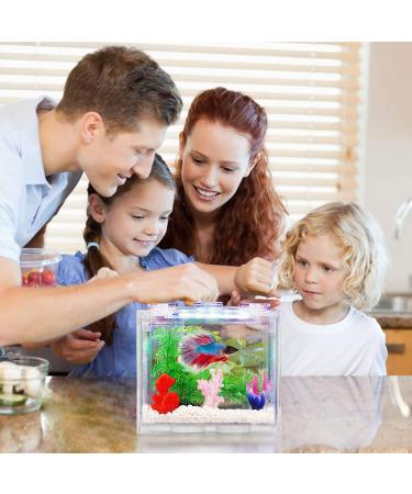 Stackable Betta Fish Tank Kit with LED Lighting - 3/5 Gallon Aquarium Set for Reptiles and Insects - Buy Online on GoSupps.com