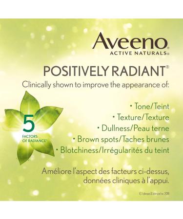 Aveeno Make Up Removing Wipes Positively Radiant Facial Cleansing Wipes With Soy Extract 25 Count - Buy Online on GoSupps.com