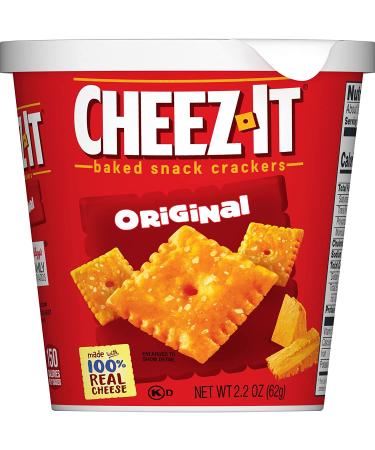 Cheez-It Original Baked Snack Crackers 22oz Case (10 Cups) - Perfect for Office and Kids Snacks - Buy Online on GoSupps.com