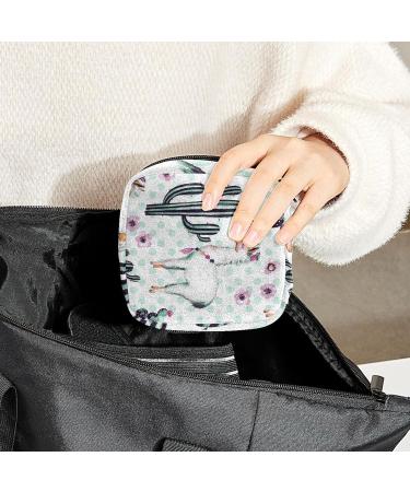 GIAPB Period Bag - Sanitary Napkin Storage & Travel Makeup Pouch, Alpaca Print - Color4949 - Buy Online on GoSupps.com