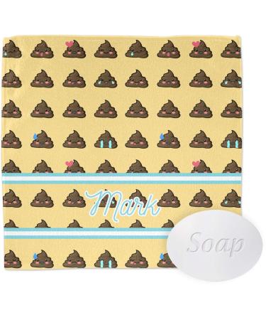 YouCustomizeIt Poop Emoji Washcloth (Personalized)