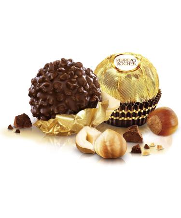 FERRERO ROCHER Fine Hazelnut Milk Chocolate 3 Packs of 12 Individually Wrapped Chocolates 3 Count 4.8 Kilogram 108 Count (Pack of 1) - Buy Online on GoSupps.com