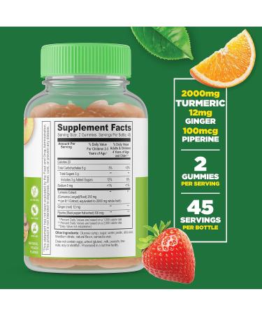 Lifeable Zinc Kids + Turmeric Curcumin Kids Gummies Bundle - Great Tasting Vitamin Supplement Gluten Free GMO Free Chewable Gummy - Buy Online on GoSupps.com
