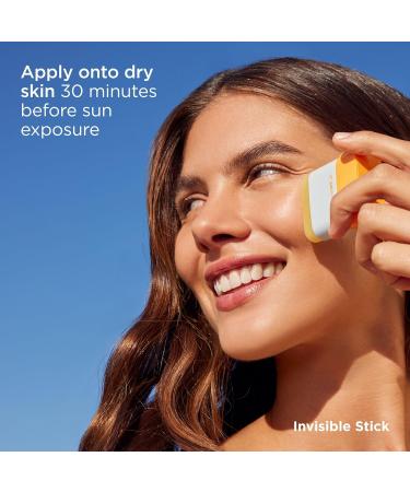 ISDIN Invisible Stick SPF 50 Invisible Sunscreen Stick for Sensitive Areas that is Applied Comfortably 10 gr - Buy Online on GoSupps.com
