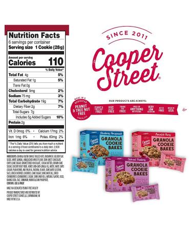 Cooper Street Cookies Chewy Granola Bakes Chocolate Cherry 48 Count - Pack of 1 - Buy Online on GoSupps.com