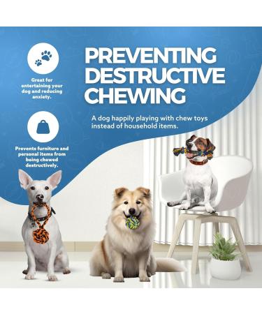 Fur & Bone 10 Pack Dog Rope Toy Dog Chew Toys for Aggressive Chewers - Cotton Puppy Toys | Dog Toys Indestructible for Dog Chews | Dog Toy Indestructible Dog Toys Dog Accessories Chew Toys for Dogs - Buy Online on GoSupps.com
