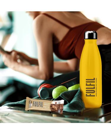 FULFIL - Protein Bar with Vitamins - Chocolate & Hazelnut flavor - Functional and gourmet bar - Easy to take with you - 15 b - Buy Online on GoSupps.com