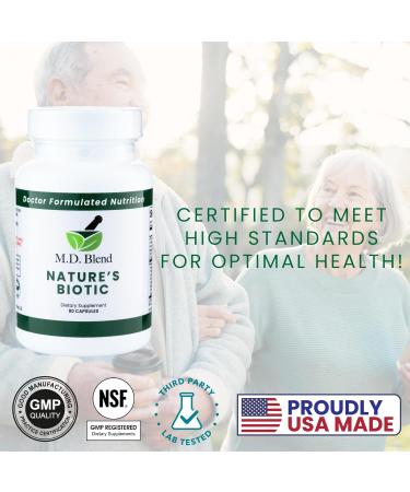 Nature s Biotic Berberine Supplement for Daily Wellness Support with Blend of Oregano Garlic Vitamins C & B6 Magnesium and Zinc 90 Capsules (Pack of 1) 90 Count (Pack of 1) - Buy Online on GoSupps.com