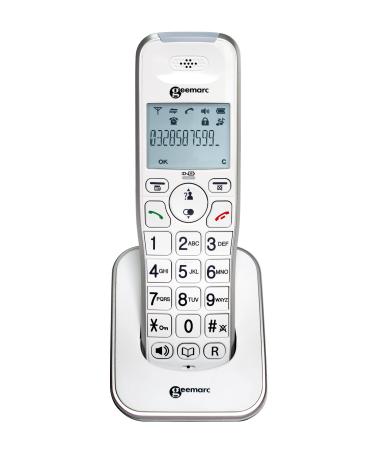 Geemarc Amplidect 295 HS - Additional Handset for Geemarc Amplidect 295 Range with Extra Large Buttons - Main Base Unit Required - Low to Medium Hearing Loss - Hearing Aid Compatible - UK Version