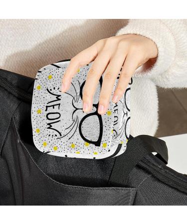 Cat Animal Print Period Storage Bag for Teen Girls - Multicoloured 04 - Buy Online on GoSupps.com