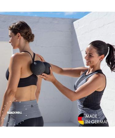 Blackroll Duoball 12 cm - Fascia Massage Ball for Neck & Back Pain Relief | Self-Massage Tool Medium Hardness Made in Germany - Buy Online on GoSupps.com