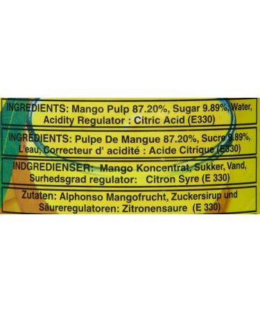 Kissan Mango Pulp 860g - Pure and Delicious Fruit Puree - Buy Online on GoSupps.com