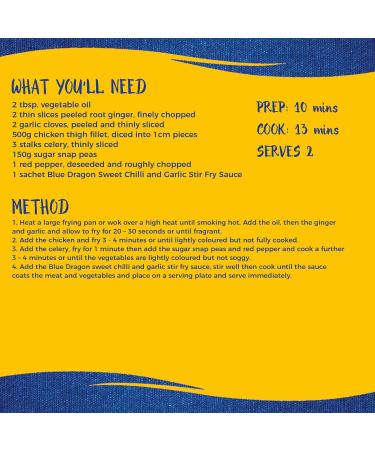 Blue Dragon Blue Dragon Sweet Chilli and Garlic 120 Grams - Buy Online on GoSupps.com