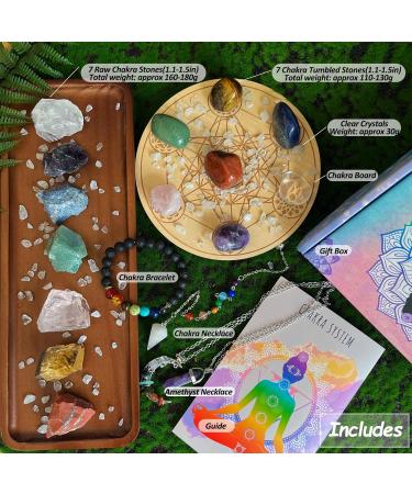 Healing Crystals Natural Crystal for Beginners Healing Crystal Gifts for Anxiety Relief Meditation Yoga Spiritual Awakening (Healing Crystals) - Buy Online on GoSupps.com