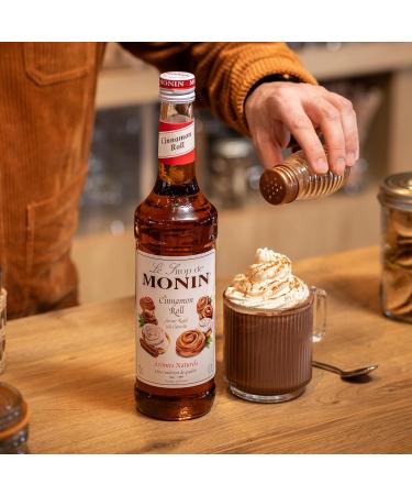 MONIN - Cinnamon Rolled Syrup Assortment - Cinnamon Roll and Apple Pie Syrup for Coffee Hot Chocolate Cappuccino Latte - Natural Flavors - 2x70 cl - Buy Online on GoSupps.com