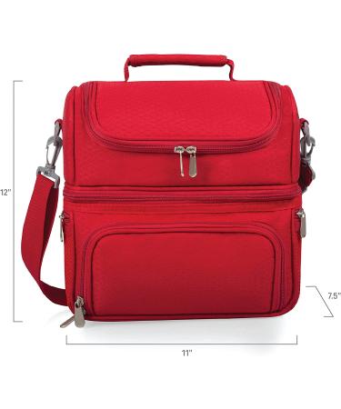PICNIC TIME New England Patriots Pranzo Lunch Tote - Red | Officially Licensed NFL Merchandise - Buy Online on GoSupps.com