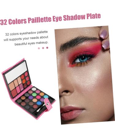 Mipcase Eye Shadow Palettes 1pcs 32 Makeup Palette Eyeshadow Powder Eyeshadow Matt Eyeshadow Palette Purse Diamond 1 count (Pack of 1) Pink - Buy Online on GoSupps.com