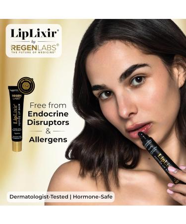 LipLixir Non Toxic Peptide Lip Balm EWG VERIFIED All-Natural Ultra-Clean Hydrating Doctor Approved Lip Gloss Fragrance-Free with Shea Cocoa & Coconut Oil (Reformulated Thicker Formula) - Buy Online on GoSupps.com