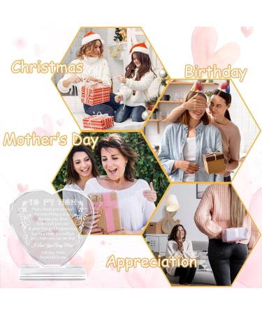 Meaningful YWHL To My Mom Glass Keepsake - Perfect Thank You & Mother's Day Gift - Buy Online on GoSupps.com