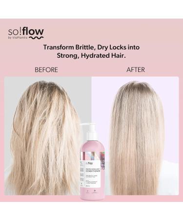 So!Flow Restorative Conditioner for High Porosity Hair - Strengthens and Nourishes Fragile Strands - Enriched with Centella Asiatica and Soy Protein for Resilient Hair - Buy Online on GoSupps.com
